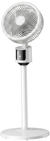 Sjfbebsy Pedestal Fans Adjustable, 3 Speeds Pedestal Standing Fans for Bedroom, Quiet Stand Up Fan with Usb Power, 5M Air Circulation - White | Bedroom Fan