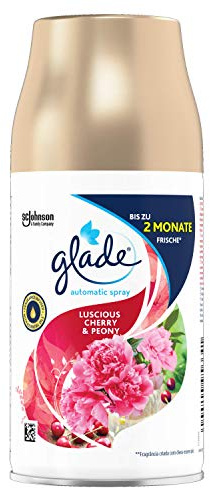 Glade (Brise) Automatic Spray Nachfüller, Raumduft, Luscious Cherry & Peony, 269 ml