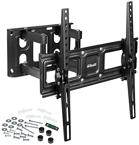 Ribelli Support TV Mural Écrans LED LCD Support Mural Inclinable Plasma 32' - 65'