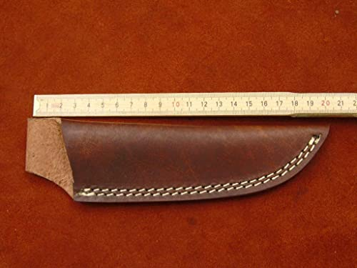 Leder Hüllen, Messer Rind Leder, Hand verarbeitet 587EA