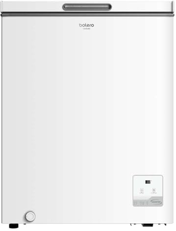 Cecotec Congélateur Horizontal Bolero CoolMarket Chest 142 Blanc E, Capacité 142 L, Mode Inverter Plus, Fonction Double, Congélation Rapide, Panier Intérieur, Contrôle Électronique, Classe E