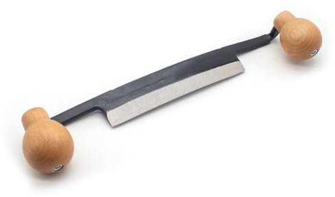 LeTkingok Broche de Travail Du Bois Bricolage, Lames de Planification à Double Poignée, Bords de Coupe de Raboteuse, Lame de Planification, Raboteuse Droite, Outil de Rabotage Manuel