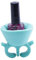3PCS Silicone Nail Polish Bottle Holder, Nail Polish Holder Ring, Fingernail Polishing Tool, Manicure and Pedicure Accessories(Blue &yellow&purple)