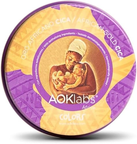 AOKlabs - Oro africano cicatrizzante, Burro di Karite non raffinato - Fornisce una risposta reale contro le lesioni superficiali dell'epidermide I 50 ml.