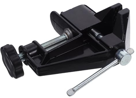 OUNONA Adjustable Mini Bench Vise Workbench Vise for Woodworking and Metalworking Compact Portable Table Clamp with Precise Grip for DIY and Professional Workshop Use