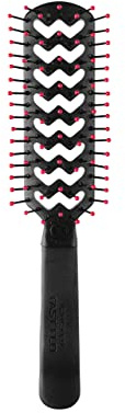 Cricket Static Free Fast Flo Vent Hair Brush - Quick Blow Drying, Easy Styling, and Tangle-Free Detangling for All Hair Types, Long, Short, Thick, Thin, Curly, Straight, and Wavy