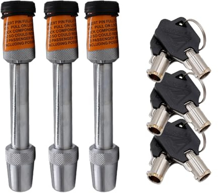 Blue Ox BX88101 two 1/2 locks and one 5/8 Lock Kit , Orange
