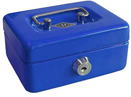 WEDO Caissette à monnaie pour enfants Bleu