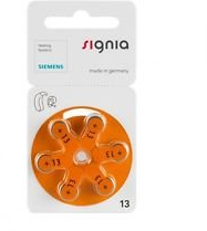 Siemens Hearing Aid Batteries Size 13 10 Packs of 6