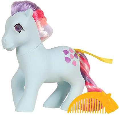 Basic Fun My Little Pony Regenbogenponys Sweet Stuff Klassisches Pony, Augenstern-Kollektion, Retro-Pferde-Geschenke, Spielzeug-Tierfiguren, Pferde-Spielzeug für Jungen und Mädchen Ab 3 Jahren