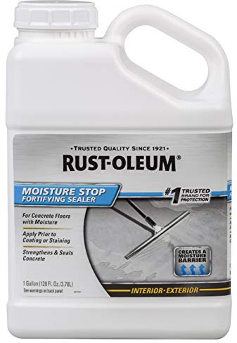 Rust-Oleum 301239 Concrete Moisture Stop Fortifying Sealer, Gallon