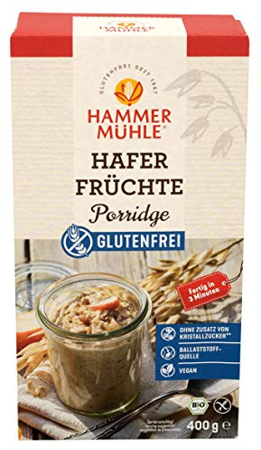 Hammermühle Bio Hafer-Früchte-Porridge, Glutenfrei, 400 g