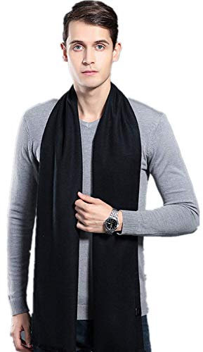 Budermmy Écharpe Hiver Hommes Cachemire Feel, Écharpe Chaude pour les Hommes (MS01-20)