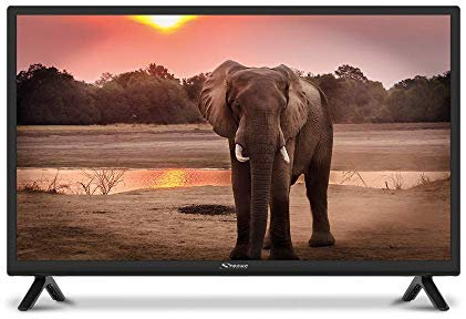 STRONG SRT 24HC4023 HD Ready LED Téléviseur HDTV 60 cm, 24, 1366 x 768 Pixels, HDTV, HDMI, USB, Compatible Alimentation 12 Volts fournie, Noir [Classe énergetique A]