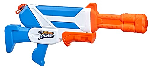 Super Soaker Twister Wasserpistole kreuzenden Wasserstrahlen Pump-Funktion großer 1L Wassertank einfaches Auffüllen