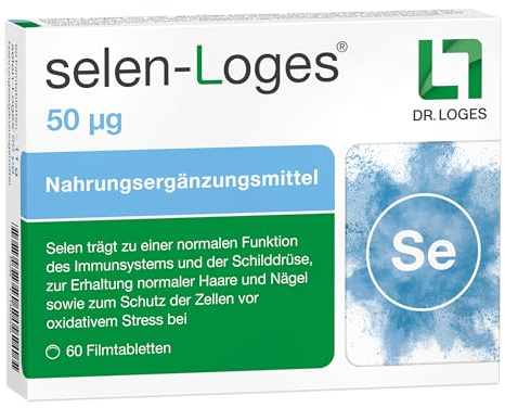 selen-Loges® 50 µg - 60 Filmtabletten - Nahrungsergänzungsmittel mit Selen
