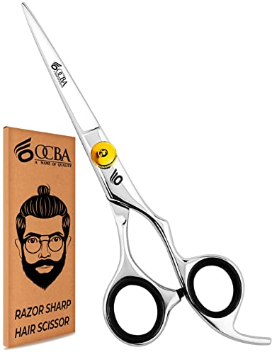 OCBA Ciseaux Coiffure Ciseaux de coiffeur Ciseaux salon coiffure Acier Inoxydable Ciseaux à cheveux Ciseaux Coiffure Professionnels 6 Pouces Ciseaux Barber Salon OC-PT SC