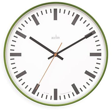 Acctim Victor 30cm Bright Station Wall Clock (Grass)