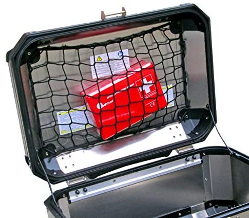 TrunkExpert GIVI Trekker Outback - Rete Bagagli - Topcase Moto - Valigia Moto - Valigia Centrale - Borsa Rete Bagagliaio - Nero - 42 L