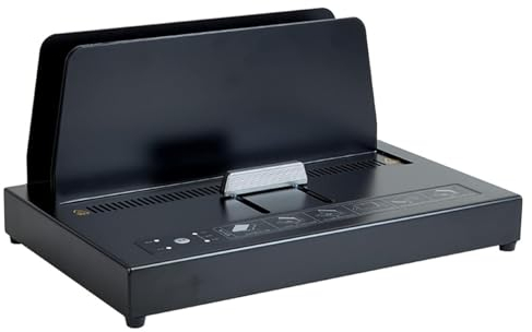 COYEUX Heißklebebindegerät, A4-Thermobindegerät, 40 mm Bindedicke, integriertes Kühlregal, für Dokumentenverträge