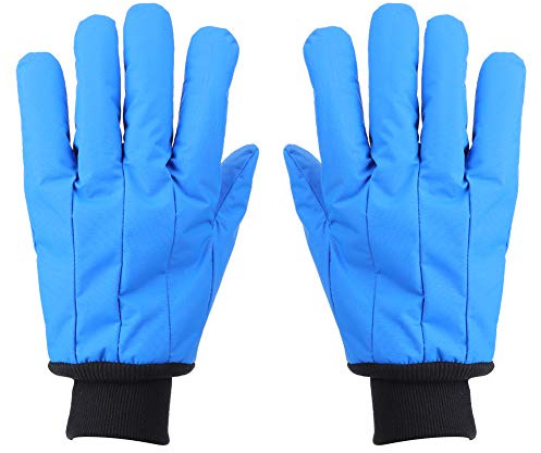 Greensen Sicherheitsarbeits-Kryogen-Handschuhe, 200 °C Bis 360 °C, Niedrige Temperaturbeständigkeit, Handschuhe, Schutzhandschuh Zur Behandlung mit Flüssigem Stickstoff