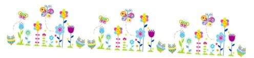 VICASKY 3stücke Wandaufkleber Eule Und Blumen Abnehmbar Für Kinderzimmer Und Wohnzimmer Wanddeko Einfach Anzubringen Wiederverwendbar Hinterlässt Keine Schäden Teiliges