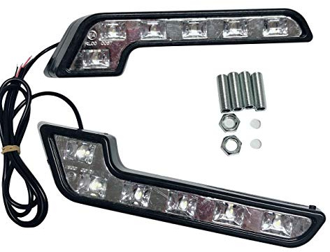 Xuodawer 2X 12V Super Bright DRL LED Luci di Marcia Diurna per Auto Auto Impermeabile LED Luci di Guida Fendinebbia