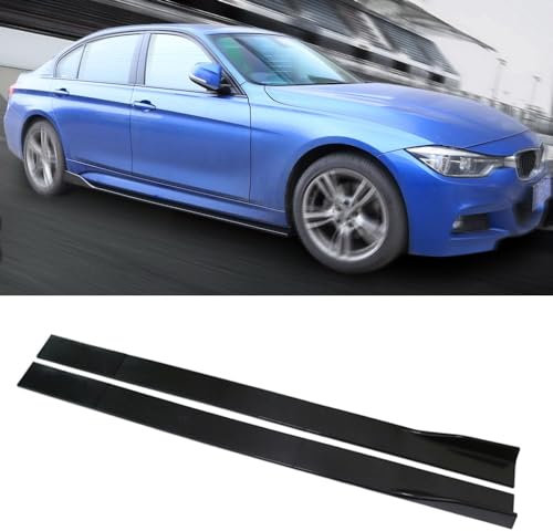 KLFDT Auto Seitenschweller Für BMW 1 Series 2 Series 3 Series E81 E82 F20 E87 E88 F46 F45 F23 F22 F44 E92 E90 E93 F30 F34,Auto Antikollisions Splitter Diffusor Seitenstufen Tuning,Auto Zubehör