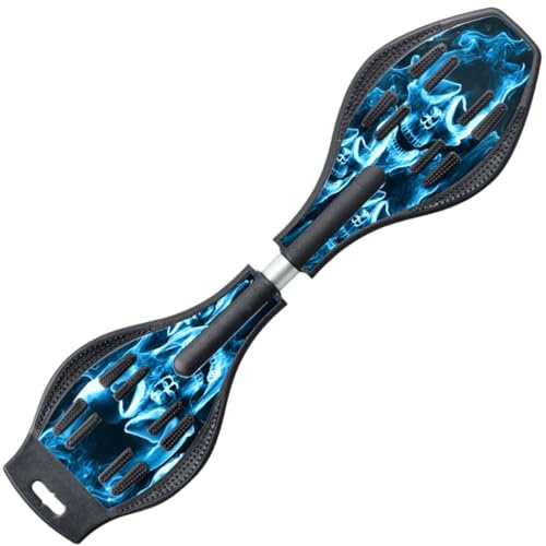 ERNAN Waveboard, Roulette de Surf pour Enfants,Waveboard Charge Max 100 kg, Planche de Castor avec Roues légères pour Enfants et Adolescent (HSK)