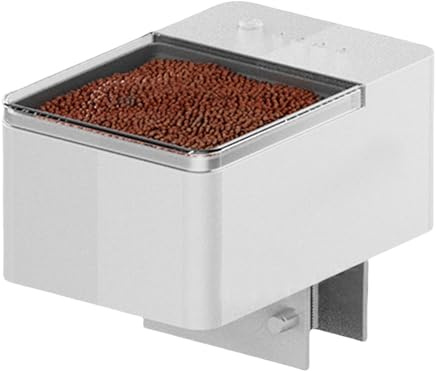 Automatischer Fischfütterer, Fischfutterautomat Für Urlaub & Aquarium, Präzises Fütterungsgerät mit Dosierer für Trockenfutter & Granulat