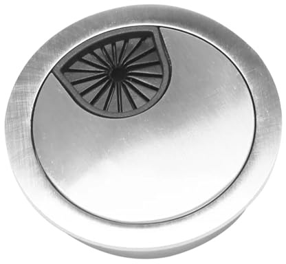 Occhiello da scrivania 4 pezzi per computer in acciaio inox diametro esterno 50 mm passacavo da scrivania copertura foro cavo