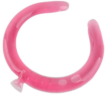 Fdit Tubo de Enfriamiento del Cuello Enfriamiento Rápido Cómodo Anillo de Hielo para Deportes Al Aire Libre, Imprescindible para el Verano para Caminar, Viajar, Acampar, PVC, 1 Pieza (PINK)