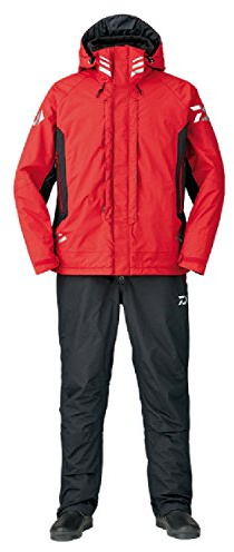 Daiwa RAINMAX® Hyper-Winteranzug DW-3407 Thermoanzug Rot XL für Outdoor Enthusiasten ab 18 Jahren