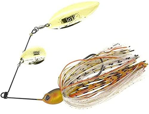 Berkley dex Spinnerbait Leurre Brochet et Perche - un Spinnerbait pour la Pêche du Carnassier en Eau Douce, Jig avec Palette Qui Renvoie de Fortes Vibrations, Matt Kinkuro