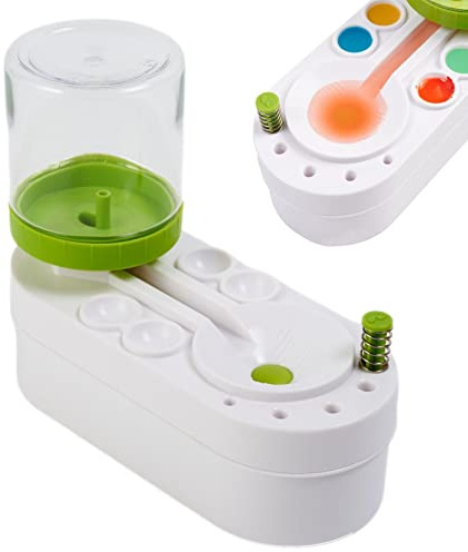 SILULCM Nettoyeur de pinceaux à Peinture, rinçage de Cycle d'eau, Machine de Nettoyage Unique de Brosse à Eau, Aquarelle et peintures à Base d'eau, Fournitures artistiques pour Artistes, pinceaux de