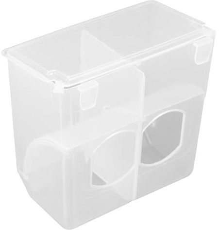 Toyvian Comedero Tolva Pájaros Caja Colgante de Gran Capacidad y Material PP Conveniente para Palomas y Aves en Jaulas y Comederos de Ventana Antiderrames