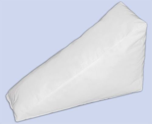 Theraline Armrampe, Therapiekissen, Lagerungskissen mit Rehaperlenfüllung, weiß PU beschichtet, klein