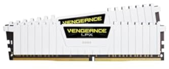 Corsair Vengeance LPX 16Go (2x8Go) DDR4 Jusqu'à 3200MHz C16 XMP 2.0 Kit de Mémoire Haute Performance - Blanc