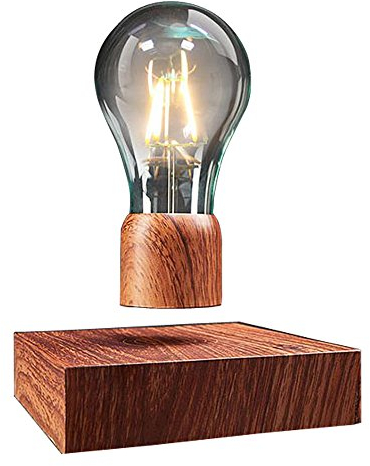 VGAzer levitazione magnetica fluttuante lampada da tavolo a LED lampadina senza fili per regali unici, arredamento della camera, luce notturna, scrivania arredamento casa ufficio Tech giocattoli