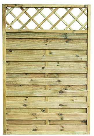 Avanti Trendstore - Cremona - Sichtschutzwand aus Kieferholz massiv, imprägniert, in 3 verschiedenen Größen verfügbar (120x180)