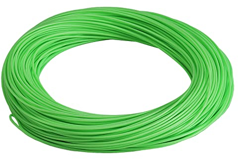 SF Gewicht vorwärts Fliegenfischerschnur Schnur Schwimmende Feschweißte Schleife #Grün 100FT 6wt