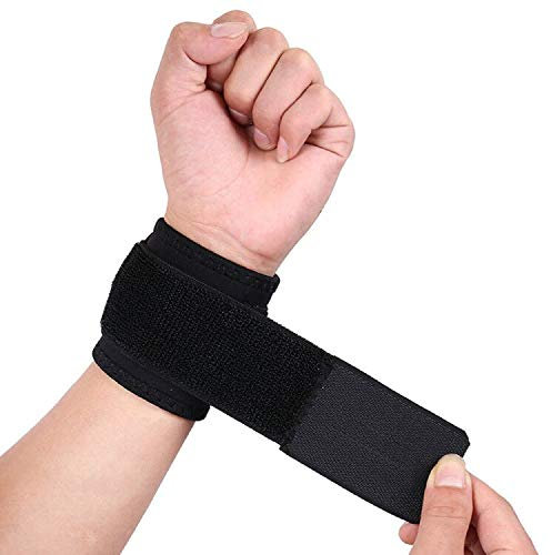 Totill Protège Poignets, Bandage Protection de Poignets Convenable Droite ou Gauche Unisexe,Wrist Wraps, Poignet Musculation pour Gymnastique/Culturiste/Crossfit/Aérobic/Sports