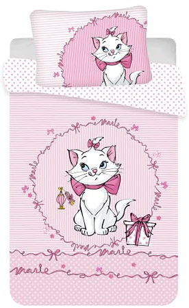 Disney Aristocats Marie The Cat Bed Linen Set 100 x 135 cm 100% Cotton
