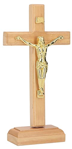 Kreuz zum Hinstellen Tischkreuz aus Holz Christliches Kreuz für Zuhause Wohnkultur Dekoration Geschenk für Taufe Kommunion Konfirmation