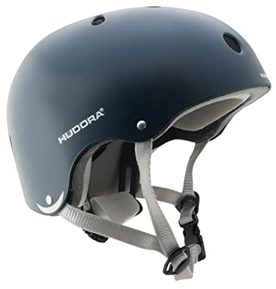 HUDORA Skaterhelm - Skateboard-Helm für Kinder, Jugendliche und Erwachsene - Hochwertiger Helm - ideal zum Skaten, Skateboarden, Scooterfahren und Fahrradfahren - Midnight - Größe 51-55