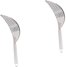 PRETYZOOM 2pezzi Scolapiatti Acciaio Inossidabile Forma Di Per Lavaggio Di Frutta e Verdura Utensile Da Cucina Pratico e Compatto Per La Casa