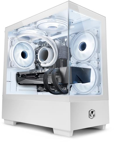 VIBOX PC Gamer - Ryzen 7 9700X Processeur, RTX 5060 Ti Carte Graphique, 3 Go Stockage, 16GB RAM, Adaptateur Wi-FI, Windows 11