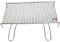 Graticola in filo di acciaio cromato, pesante, per camino barbecue campeggio, made in Italy. (60x35 cm)
