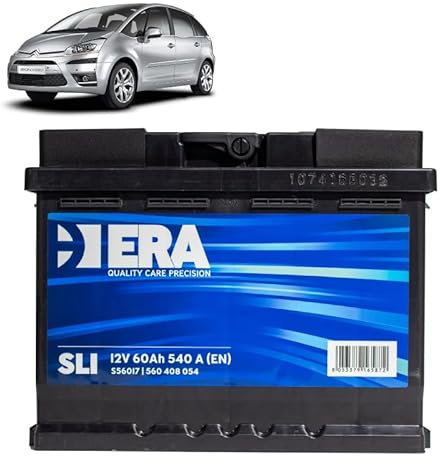 Batteria 60Ah per Citroen C4 Picasso I 1.6 1.8 2.0 benzina 2006-2015