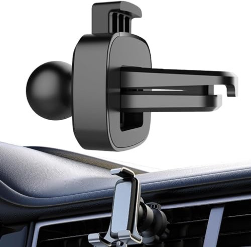 galeyyu Supporto Per Telefono Con Testa A SF-ERA 17mm Base Per Montaggio Su Cruscotto Supporto Fisso Antiscivolo Per Presa D'aria Per Auto Per Supporto Kelphone Automobilistici